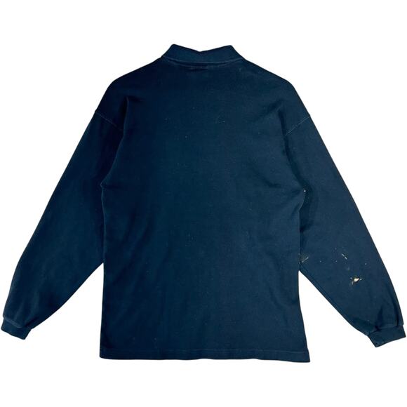 Vintage Disney Mickey Mouse Logo 1/4 Zip Collared Sweatshirt - Picture 5 of 8